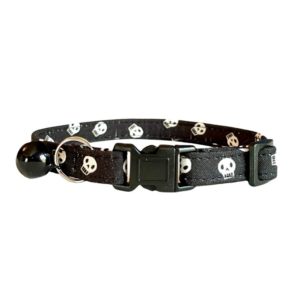 Host Pick Handmade Halloween Skull Cat Collar